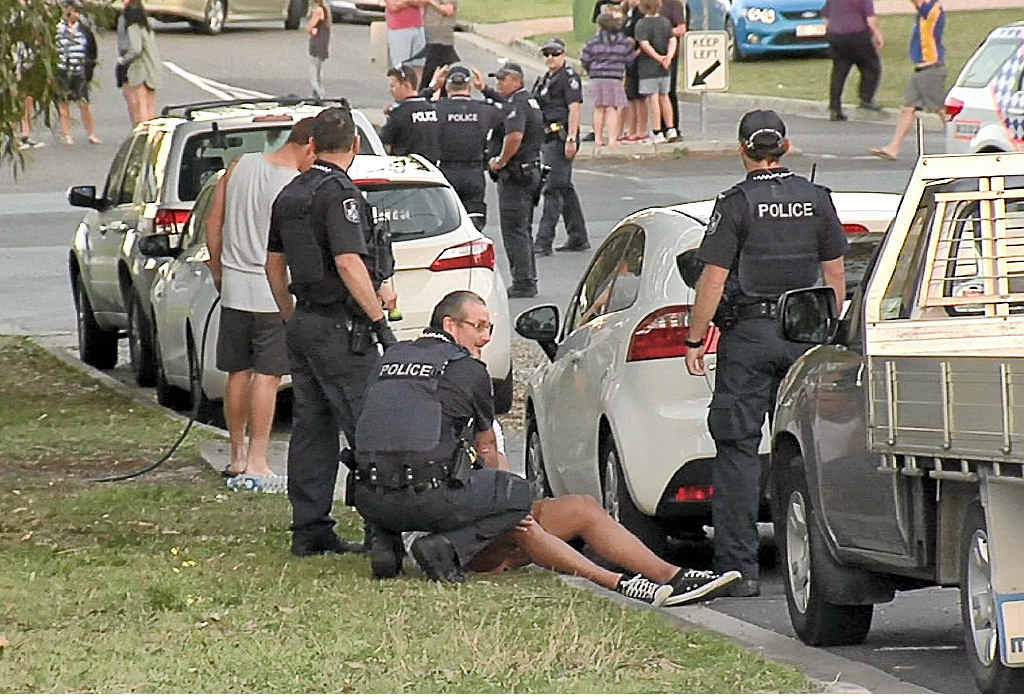 FINALS BRAWL: A group of people were arrested during a brawl last year. FINALS BRAWL: A group of people were arrested during a brawl last year.